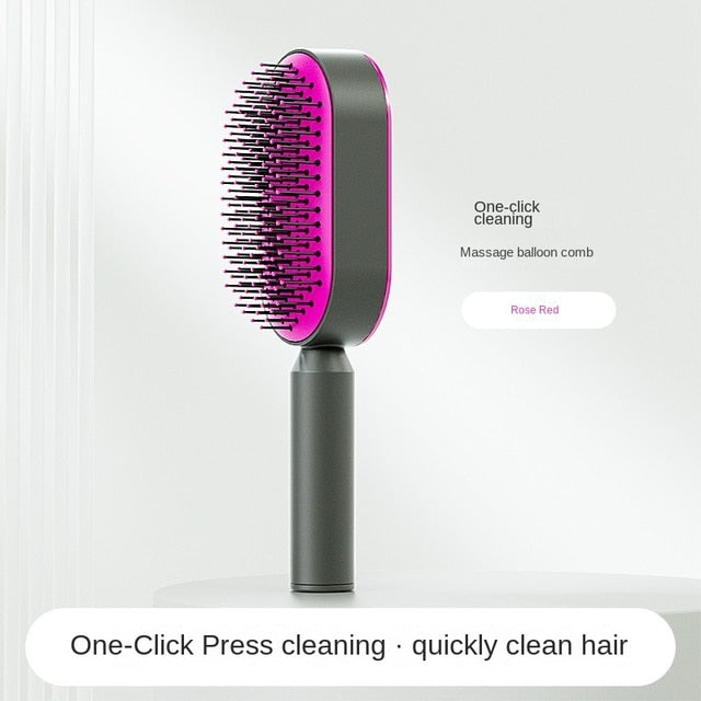 Self Cleaning Anti-Static Hair Brush